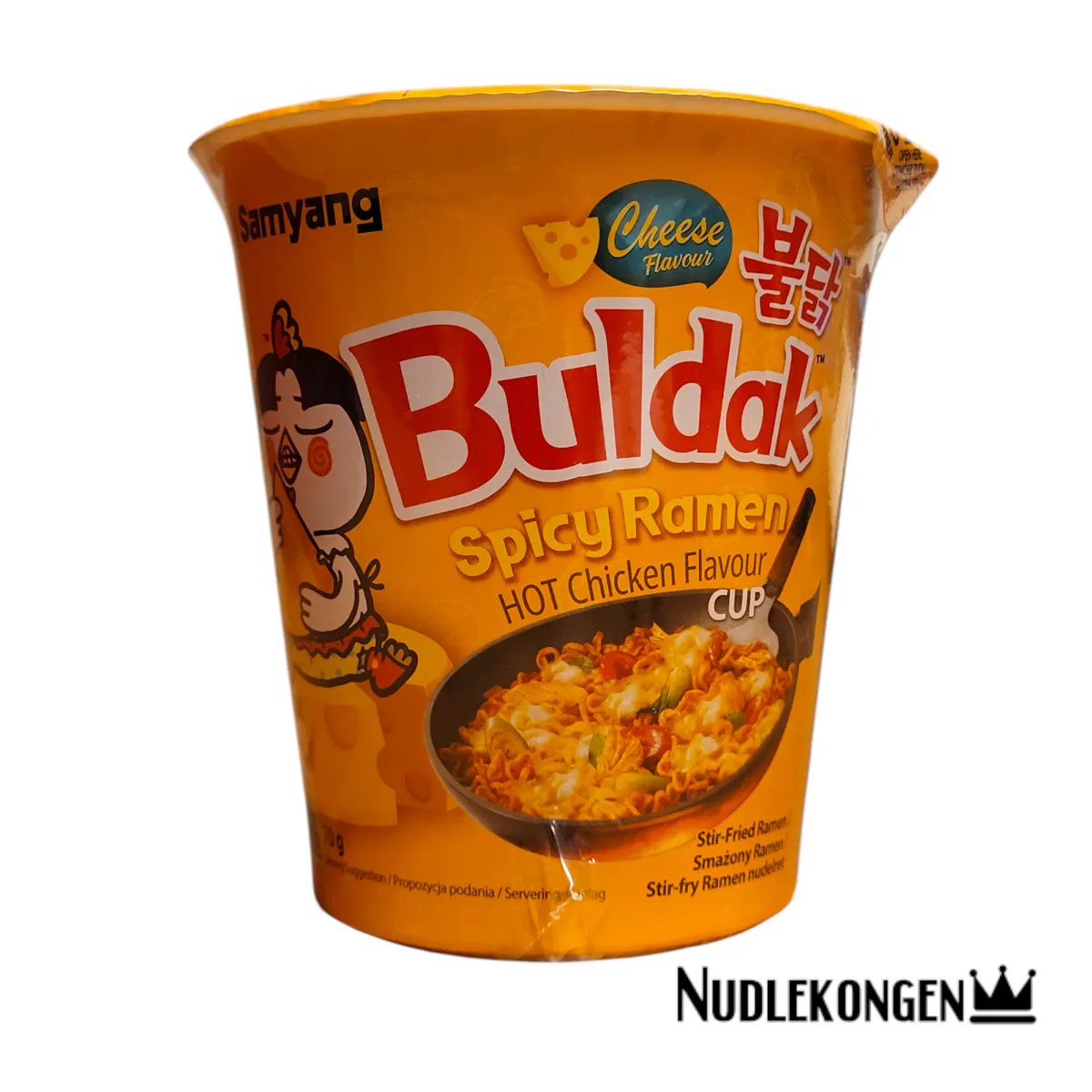 BULDAK HOT CHICKEN RAMEN CHEESE FLV. CUP - 70 GR