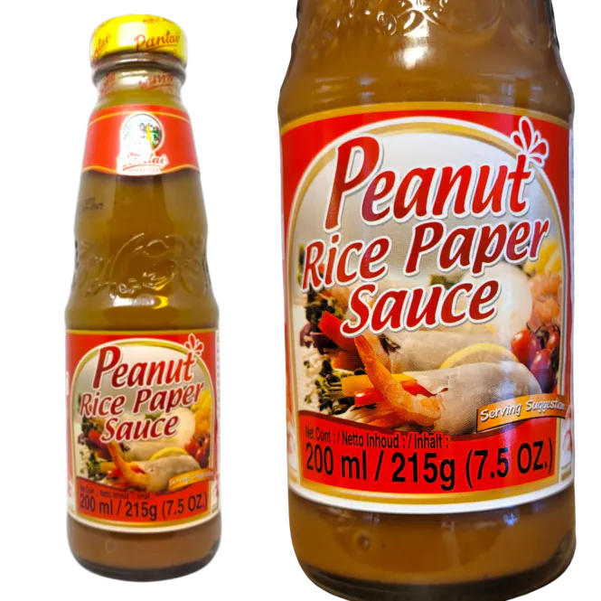 Hovedbilde PEANUT RICE PAPER SAUCE - PEANØTTSAUS - 200 ML