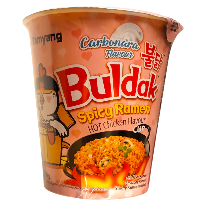 Hovedbilde BULDAK HOT CHICKEN RAMEN CARBONARA FLV. CUP - 70 ...