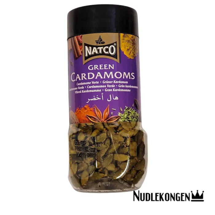 GRØNNE KARDEMOMMEKAPSLER - 50 GR