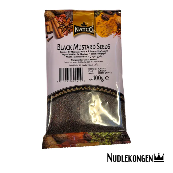 Hovedbilde SVARTE SENNEPSFRØ - 100 GR